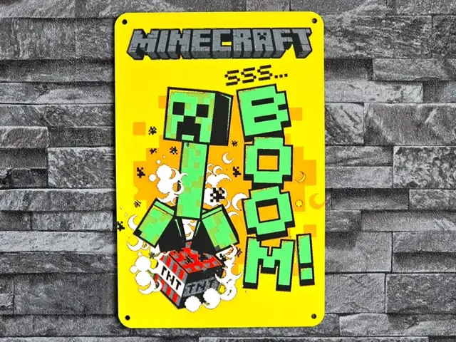 HueForge model: Hueforge Minecraft BOOM by StefBull85