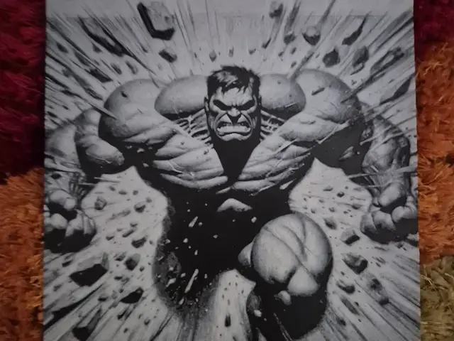 HueForge model: the hulk 1 hueforge by Buntsta