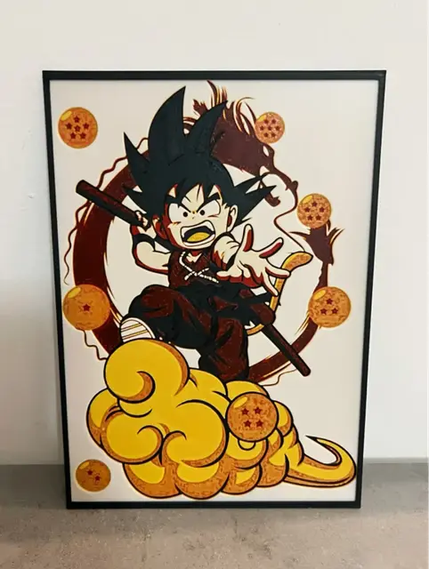 HueForge model: GOKU HUEFORGE (DAIMA'S CALLING) by Giamma933