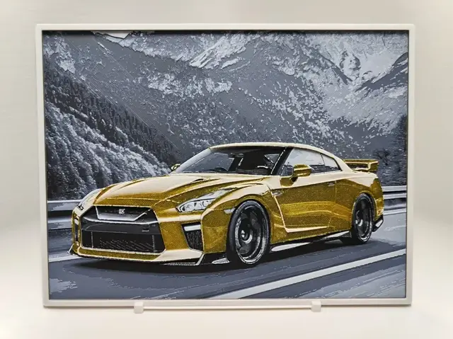 HueForge model: Nissan GT-R - Hueforge by BeaN