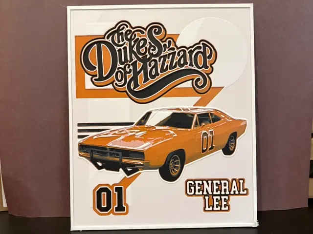 HueForge model: The Dukes of Hazzard - General Lee by Estiv