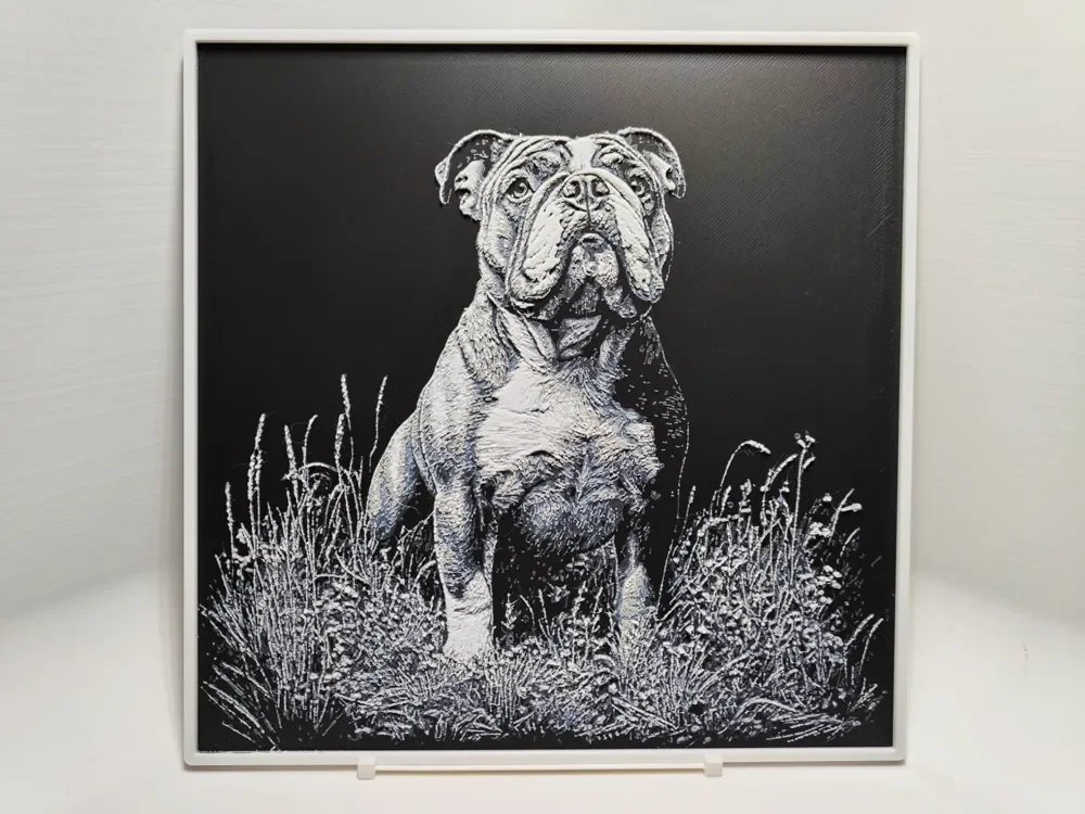 English Bulldog - Hueforge by BeaN HueForge model: English Bulldog - Hueforge by BeaN