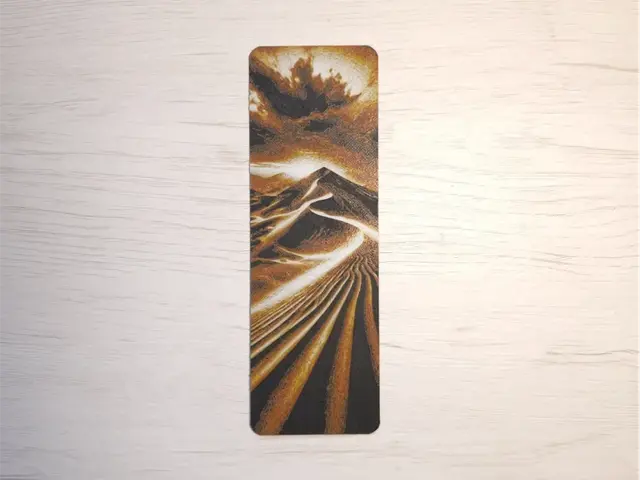 HueForge model: Desert Landscape Bookmark by Atrus Design