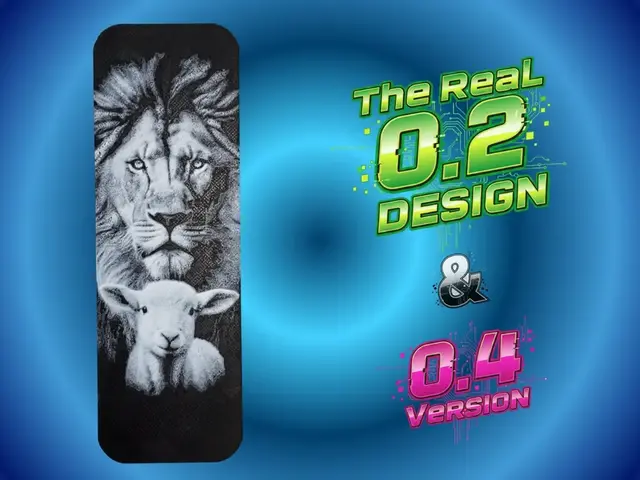 HueForge model: The Lion and The Lamb Bookmark by Atrus Design