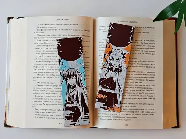 HueForge model: Rengoku & Muichiro - Demon Slayer Bookmarks Set8/8 by C3D