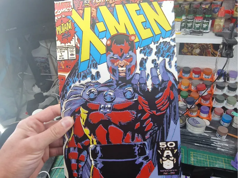 Magneto Hueforge by Dakiren HueForge model: Magneto Hueforge by Dakiren