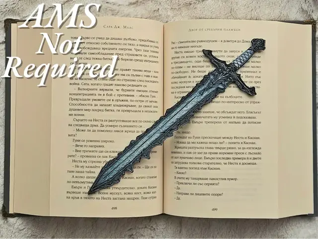 HueForge model: Nightfang - Bookmark Blade by C3D