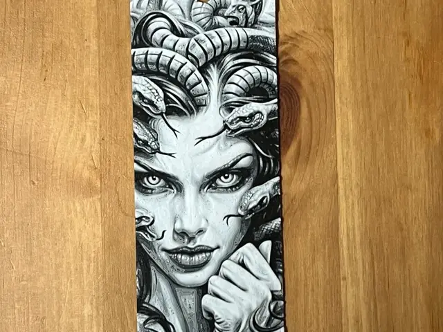 HueForge model: snake bookmark by Morganja