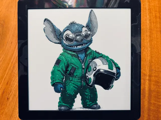 Stitch dressed as Fighter Pilot