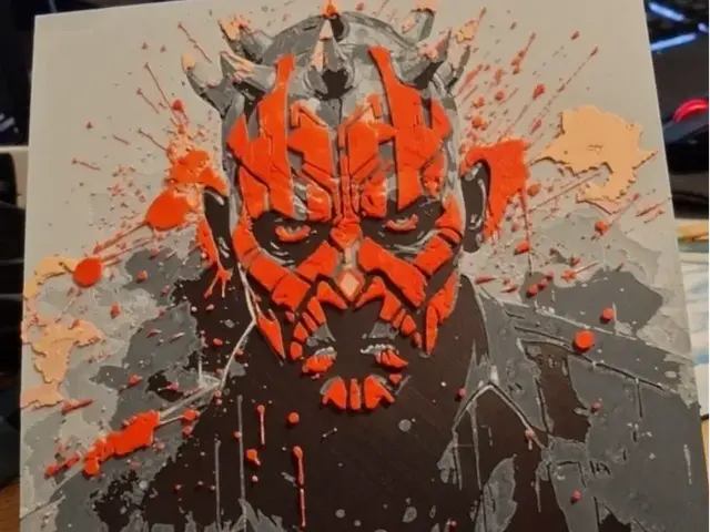 HueForge model: Star wars - Darth Maul - Hueforge by 3dGlow