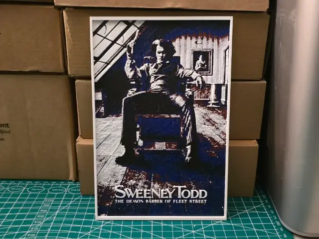 HueForge model: Sweeney Todd Movie Poster - Hueforge Art by Lumpy3D