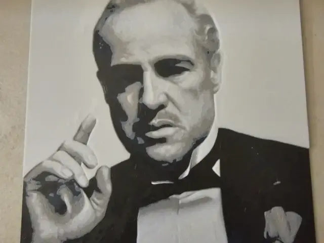 HueForge model: Marlon Brando - Hueforge Art by Lumpy3D