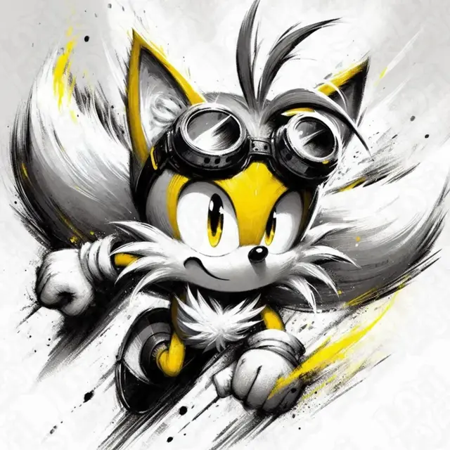 HueForge model: Tails Hueforge by LoFi Layers