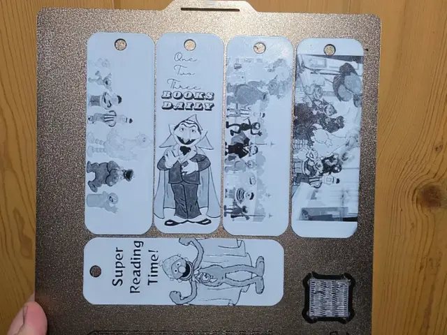 HueForge model: Sesame Street Fanart Bookmarks to Promote Reading by AirMechDesigns