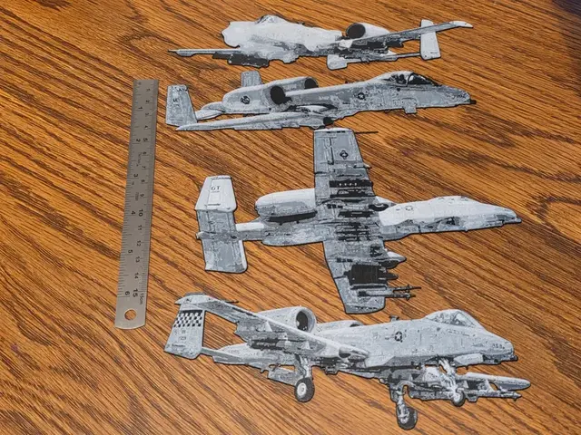 HueForge model: A10 Airplane Hueforge Bookmarks 2 color No AMS by AirMechDesigns