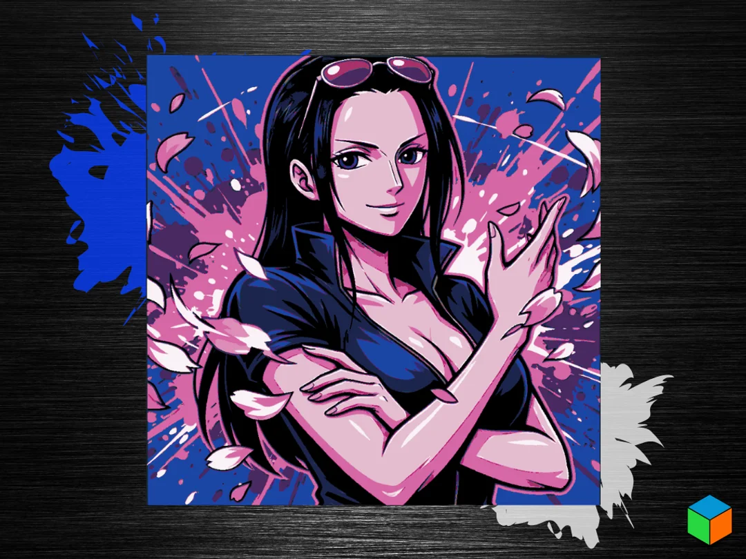 Nico Robin in 11 Filaments — This Week's Bonus Poster by 3D Prints By Vic HueForge model: Nico Robin in 11 Filaments — This Week's Bonus Poster by 3D Prints By Vic