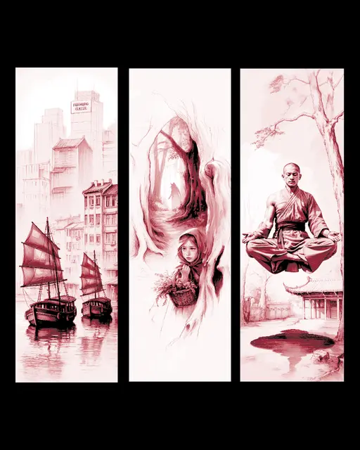 HueForge model: World artistic designs as bookmarks by BooneCo3d