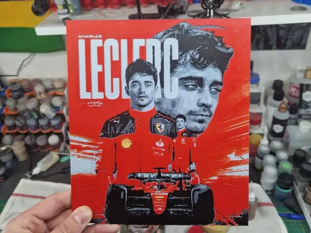 HueForge model: Charles LECLERC Hueforge by Dakiren