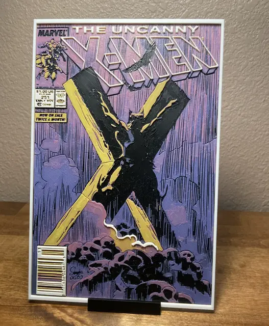 HueForge model: Hueforge - Comics - The Uncanny X-Men by Cloudy Nostalgia