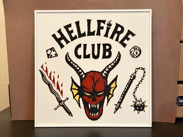 HueForge model: Stranger Things - Hellfire Club Hueforge by Estiv