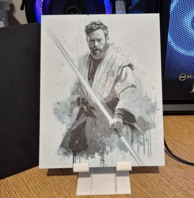 HueForge model: Obi wan - Star wars Hueforge - 4 colours by 3dGlow