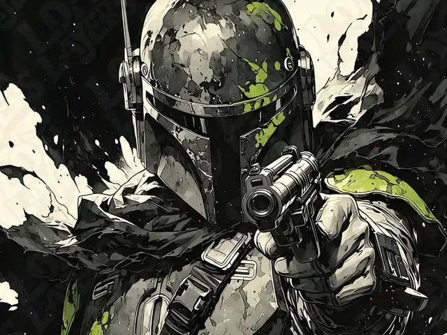 HueForge model: The Mandalorian Hueforge by LoFi Layers