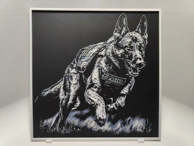HueForge model: German Shepherd - K9 - Hueforge by BeaN