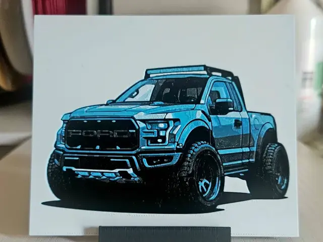 HueForge model: Ford Truck by Mano's 3d_Art