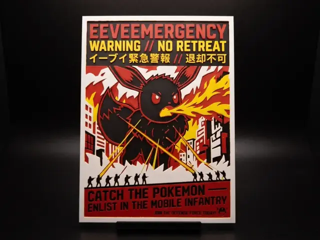 HueForge model: Eevee-mergency - Hueforge Wall Art by LED