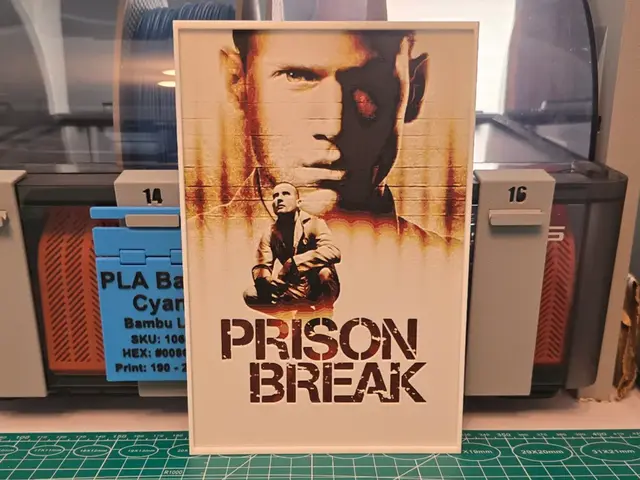 HueForge model: Prison Break Series Poster - Hueforge Art by Lumpy3D