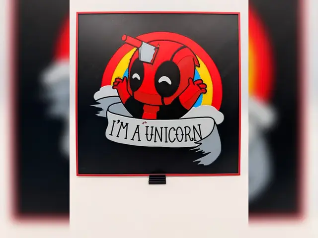 HueForge model: Deadpool I'm a Unicorn HueForge Print by Thadius