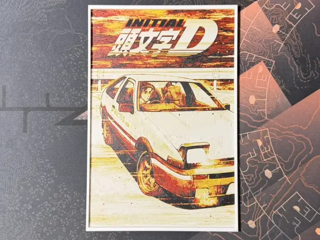 HueForge model: Initial D - HueForge by ZorPrime7