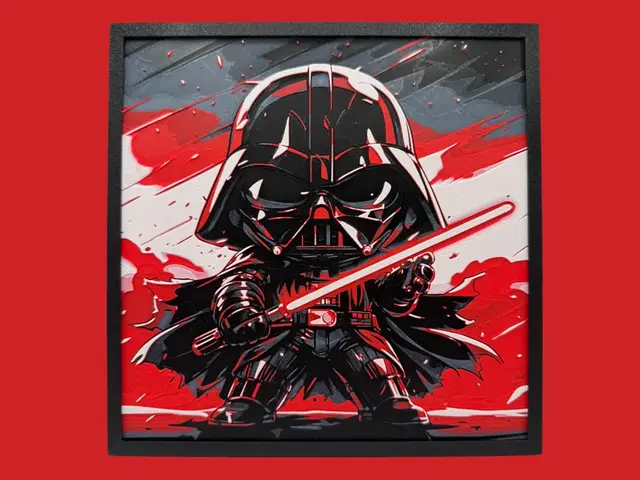 HueForge model: Darth Vader - Chibi Edition by Canadian Gamer