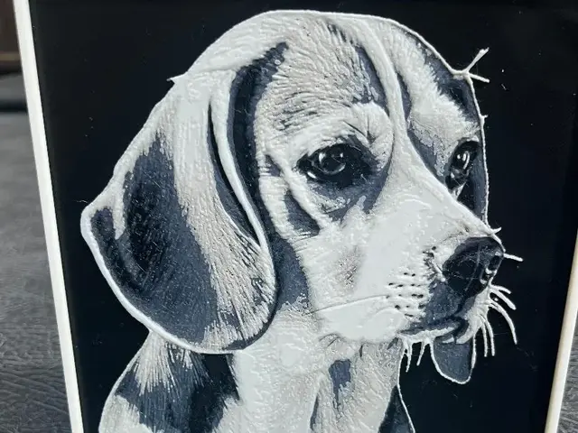 HueForge model: Beagle Head Hueforge wall art by Leafy