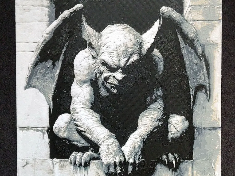 Gargoyle HueForge by fD.667 HueForge model: Gargoyle HueForge by fD.667