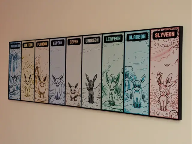 Eeveelution Wall Display Hueforge & Frame