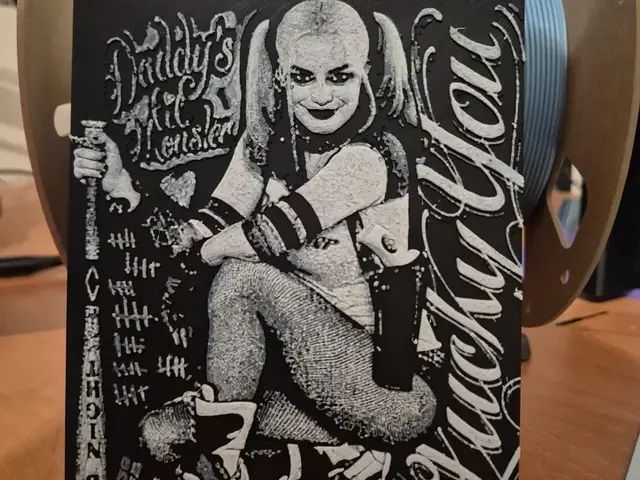 HueForge model: harley quinn graffiti hueforge by Buntsta