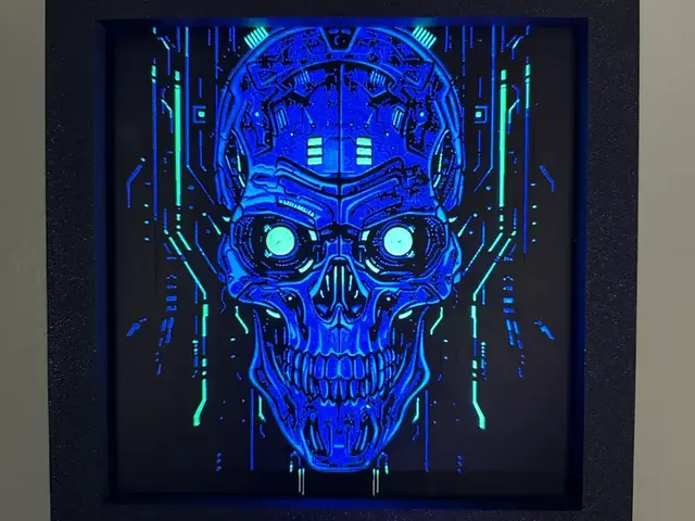 HueForge model: Glow Skull Hueforge by Hey Ben