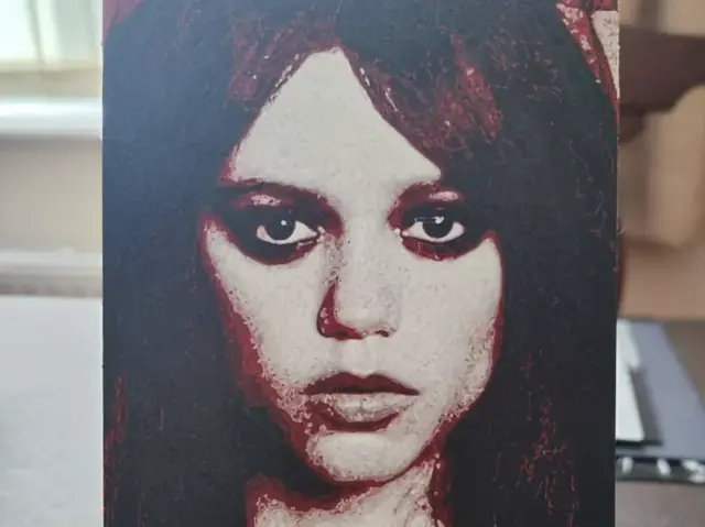 HueForge model: Jenna Ortega - Wednesday Addams Hueforge 4 Color by BoDad