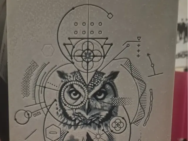 HueForge model: owl symbols hueforge by Buntsta