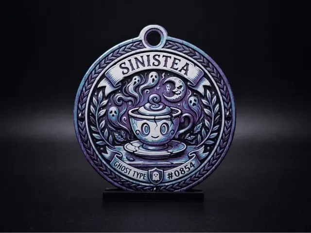 HueForge model: Sinistea #0854 - Pokemon Ornament by LED