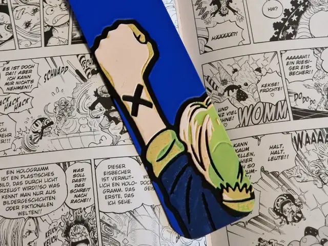 HueForge model: Bookmark - Sanji by Schuettdesign