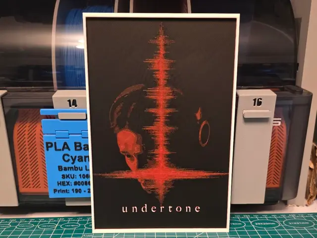 HueForge model: Undertone Movie Poster - Hueforge Art by Lumpy3D