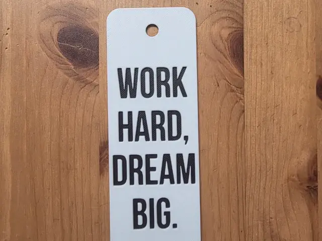 WORK HARD DREAM BIG Bookmark