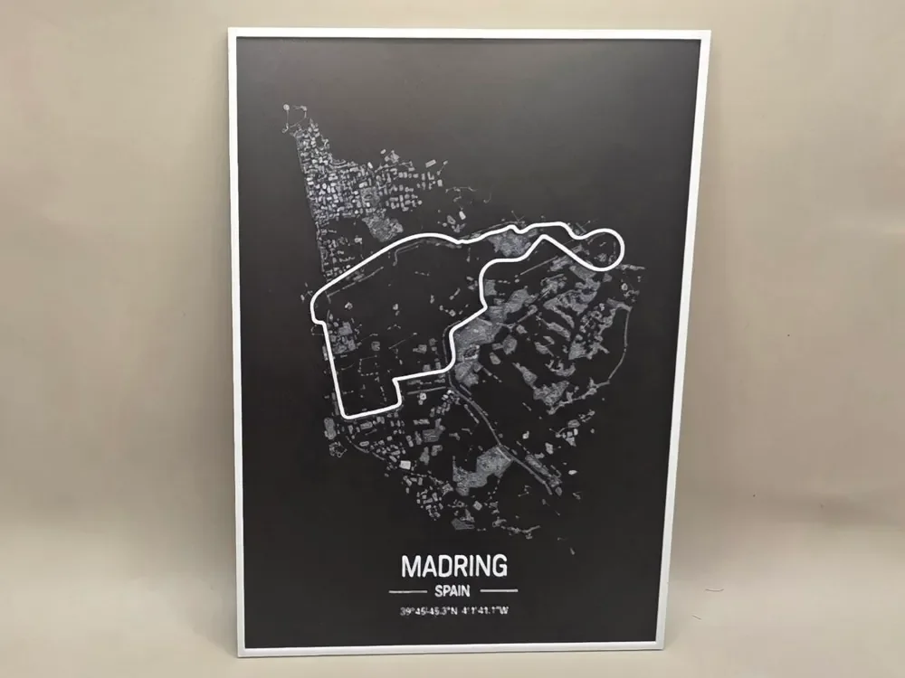Madring Circuit F1 - HueForge by keko HueForge model: Madring Circuit F1 - HueForge by keko