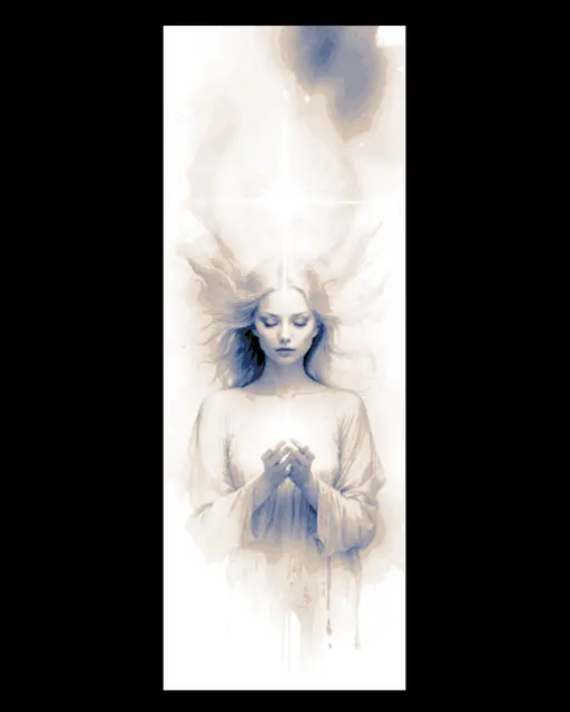 HueForge model: Showing the Power and Light from within Her - Set of 3 Bookmarks by BooneCo3d