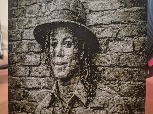 HueForge model: michael jackson brick hueforge by Buntsta