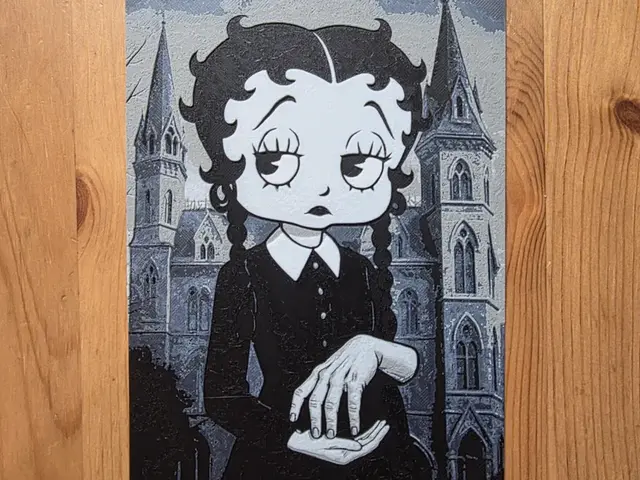 Wednesday Betty Boop Hueforge