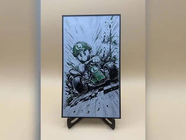 Luigi Kart HueForge Print