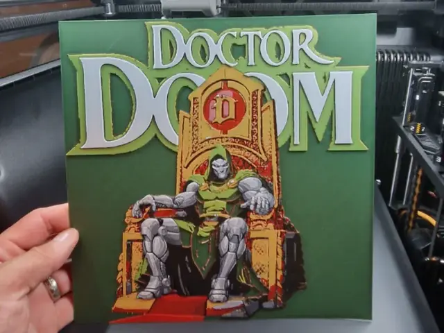 HueForge model: Doctor Doom Hueforge by Dakiren